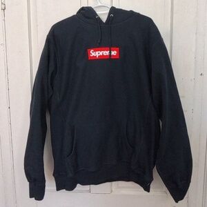 Supreme Navy Hoodie